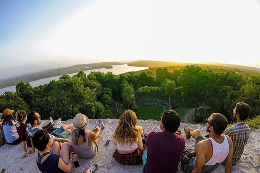 Enjoy The Sunset On Top Of A Mayan Pyramid In Yaxha - Private Tour From Flores