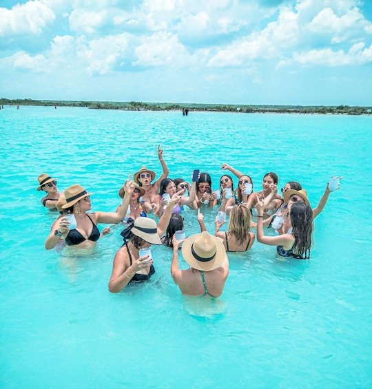 Picture 2 for Activity Bacalar Lagoon Boat Tour from Costa Maya