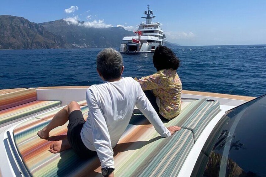 Pardo 43 “That’s Amore” Private Boat Tour to Capri and Amalfi Coast