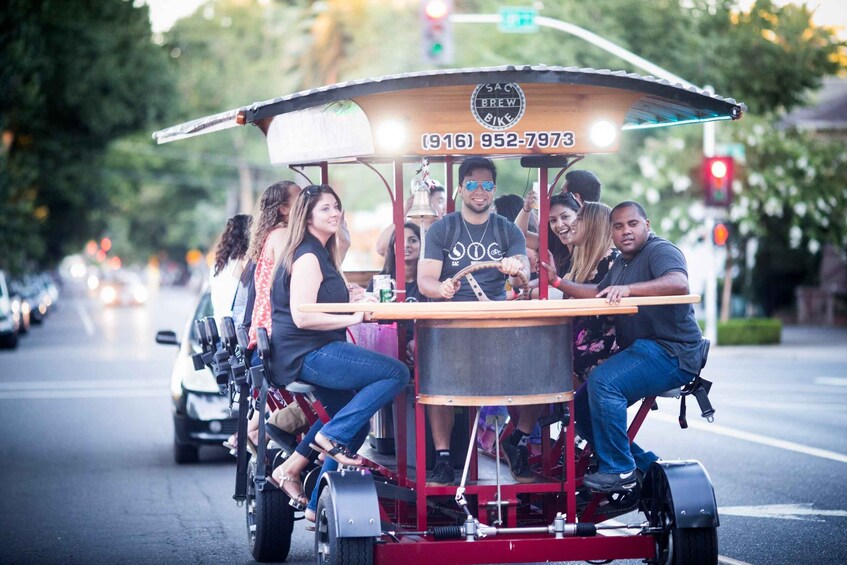 Picture 1 for Activity Sacramento: Pedal Bar Tour with 2 Stops