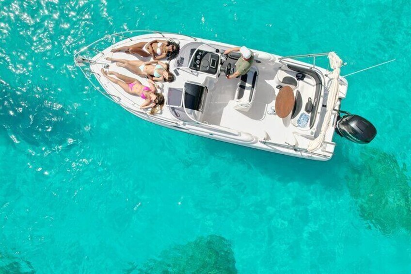 Ranieri Sea Lady 24ft at Comino, Blue Lagoon 