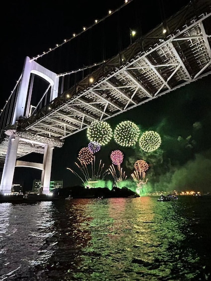Picture 1 for Activity Tokyo: Adachi Fireworks Exclusive Cruise Tour with Show&Meal