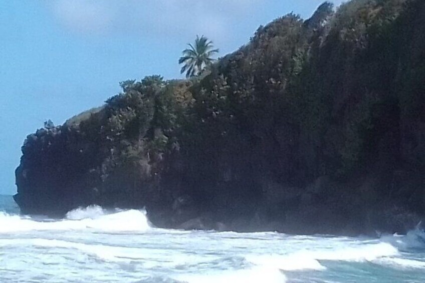 Enjoy the crashing waves at Black Point Tunnel