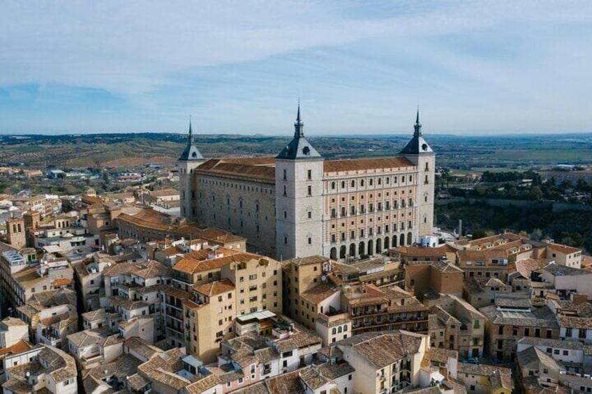 A view of Toledo and The Alcazar by Mikhail Nilov