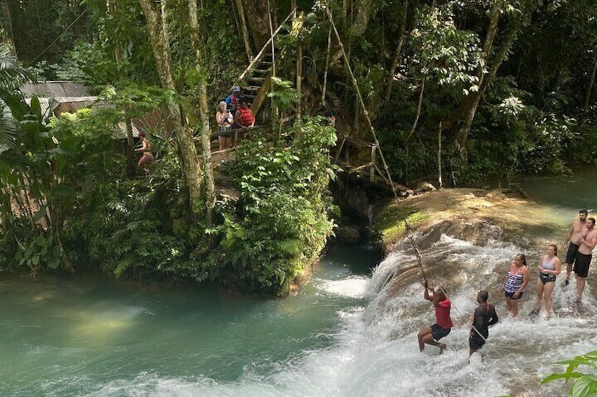 Blue Hole Falls. 