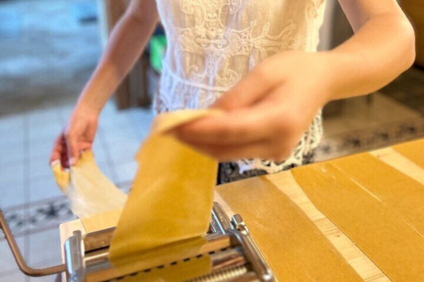 Italian cooking lesson in the hills of Verona