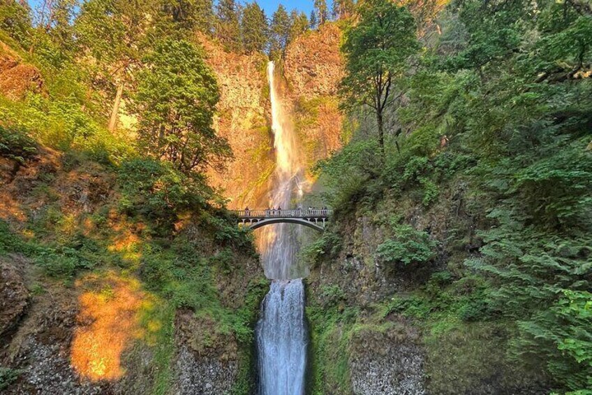 Sunset Tour of Multnomah Falls plus Vista House and Other Falls