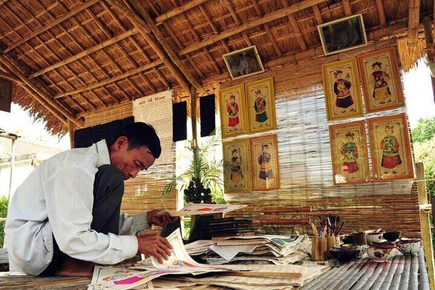 Folk painting in Sinh Village