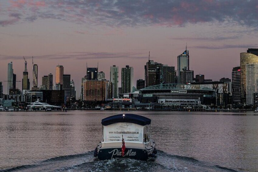 Private Crown Flames Cruise in the Yarra River