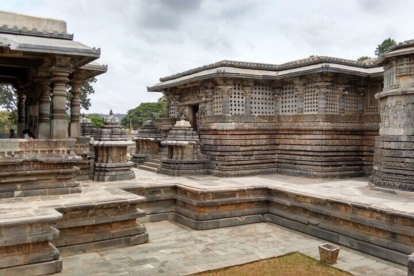 Belur Halebid Shravanabelagola World Heritage Tour from Bangalore