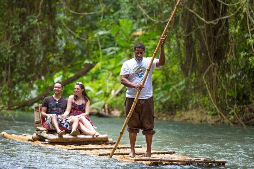 Montego Bay Highlight and Shopping Tour With Bamboo River Rafting