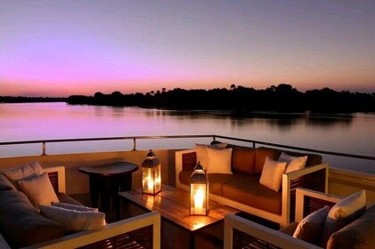 Sunset Boat Cruise in Victoria Falls