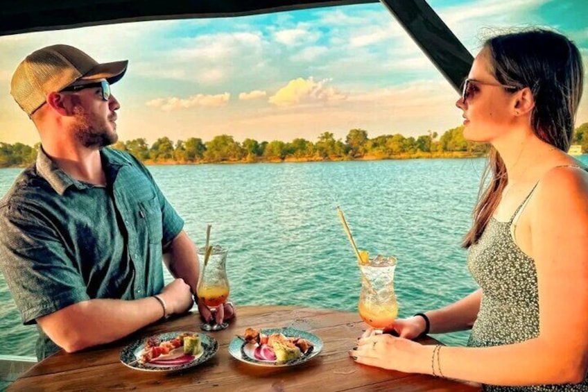 Sunset Boat Cruise in Victoria Falls