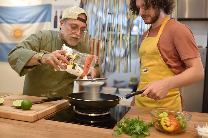 4-Hour Argentine Cooking Class at Grazie Mille Winery