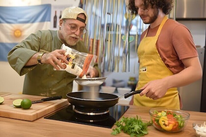 4hr Eat-As-You-Cook class in Grazie Mille Winery in Valle de Uco