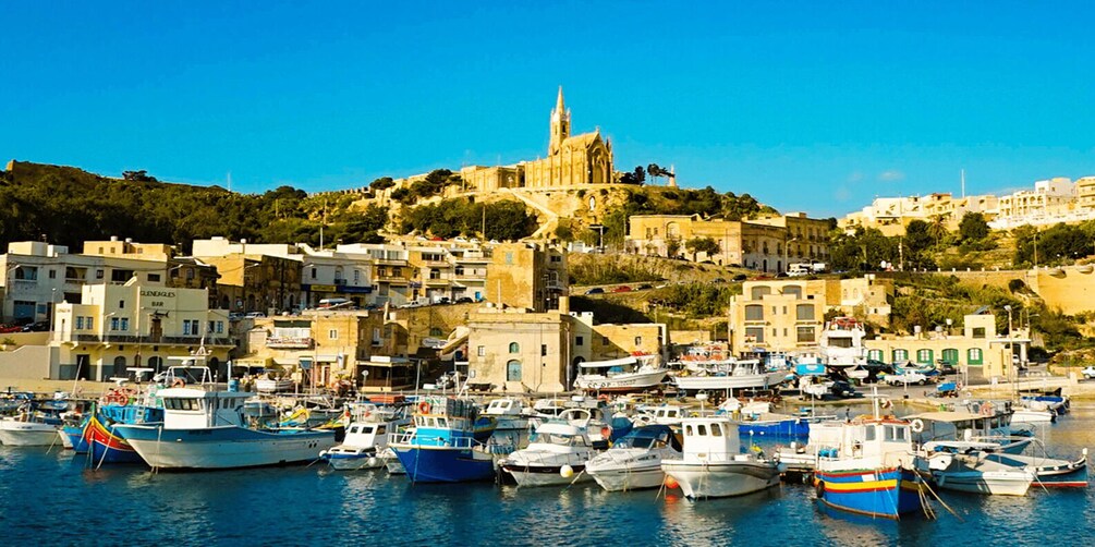 Picture 1 for Activity From Valetta: Catamaran Tour with Hop-On, Hop-Off Gozo Tour