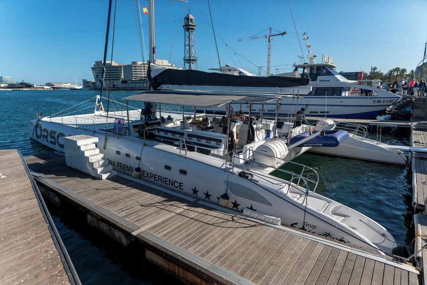 Barcelona Luxury Sailing Trip & Panoramic Helicopter Flight