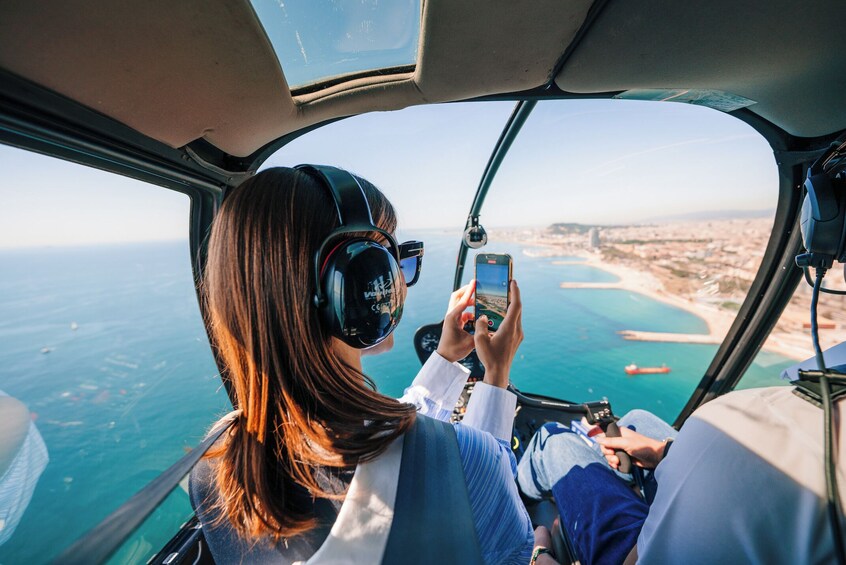 Barcelona Luxury Sailing Trip & Panoramic Helicopter Flight