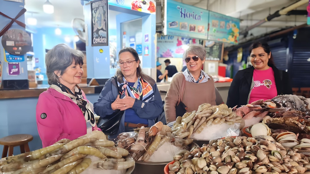 Market experience and ceviche cooking class