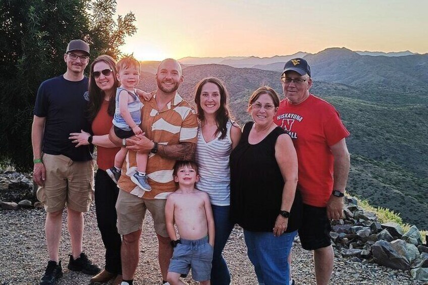 New York Family Loves Their Arizona Sunset