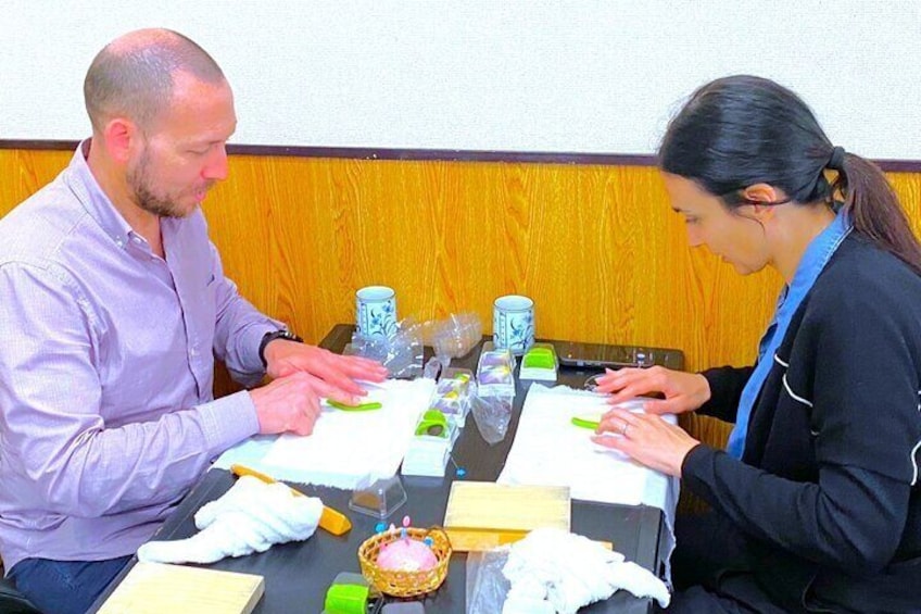 Genuine Wagashi Experience by the Maestro at his Mochi Shop