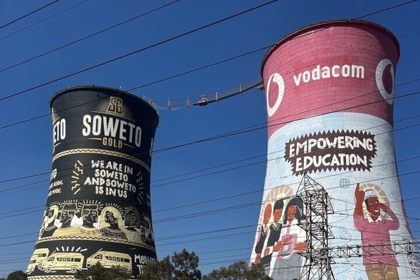 The famous Soweto towers 