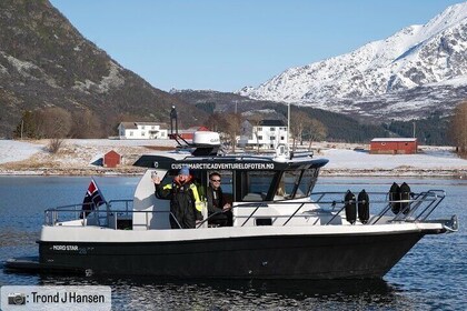 6 Hours Private Exclusive Boat Sightseeing in Leknes (group 1-4)