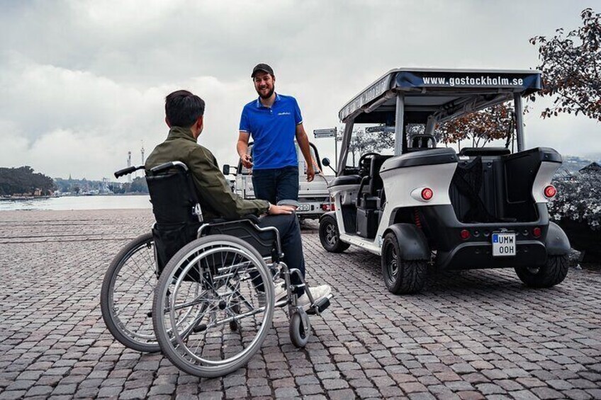 Stockholm Highlights Private Tour by Golf Cart 