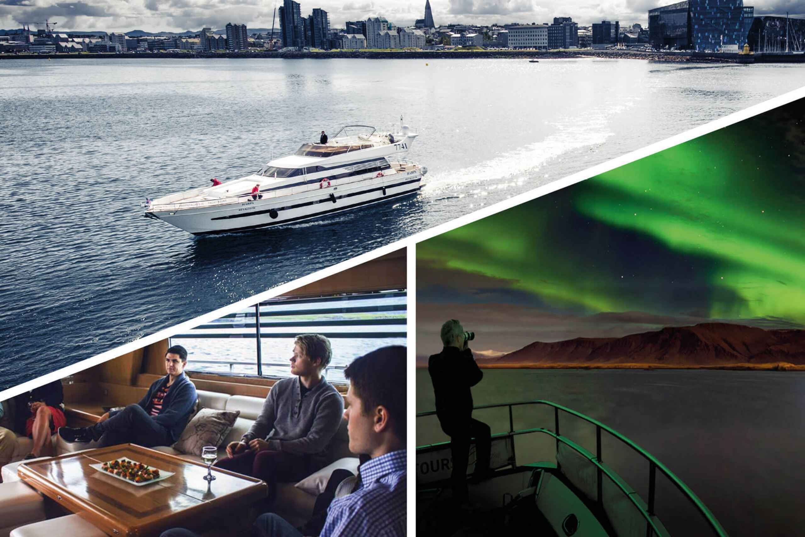 reykjavik northern lights luxury yacht tour