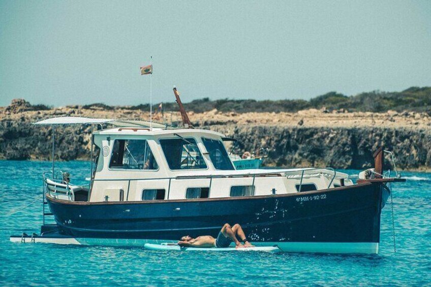 Excursion to the South Coves of Menorca Macarella and Turqueta from the Sea