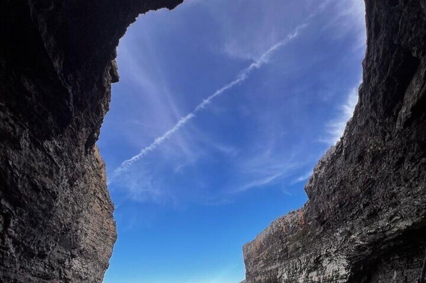 The view from St. Maria Caves