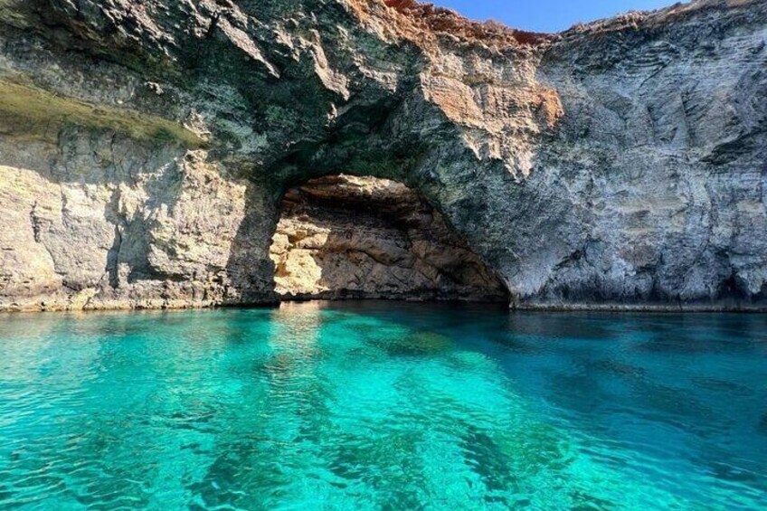 Caves at Comino Island