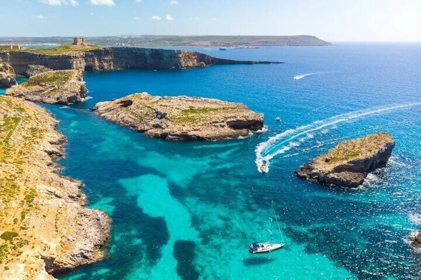 Gozo & Comino Island’s: Blue/ Crystal Lagoons Caves Half Day Tour