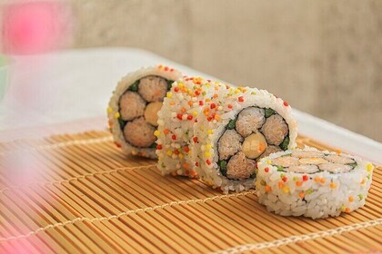 Experience Calligraphy and Decorative Sushi Roll in Tokyo