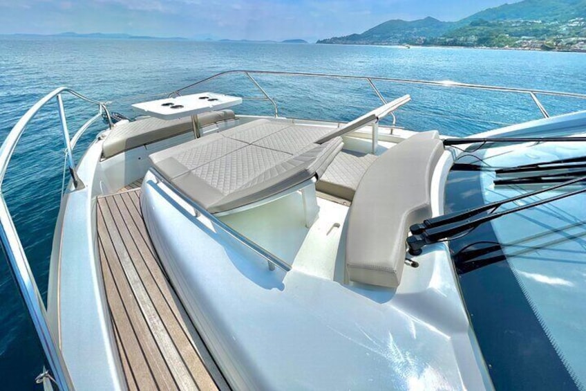 Private Boat Tour from Naples to Capri Jeanneau DB43 Dolce Vita
