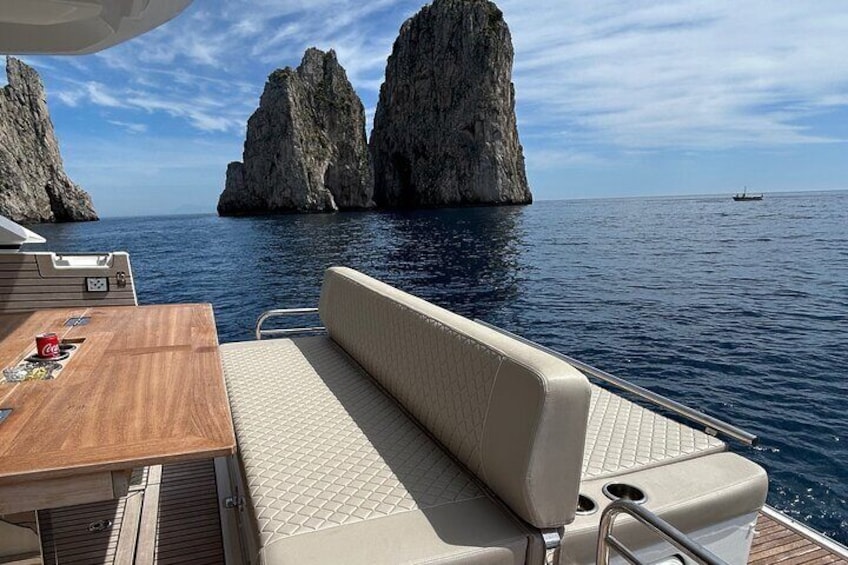 Private Boat Tour from Naples to Capri Jeanneau DB43 Dolce Vita
