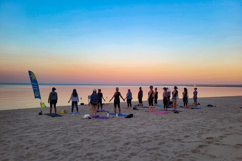 Full and New Moon Beach Yoga