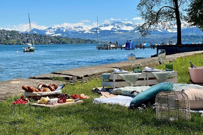 Zurich picnic setup