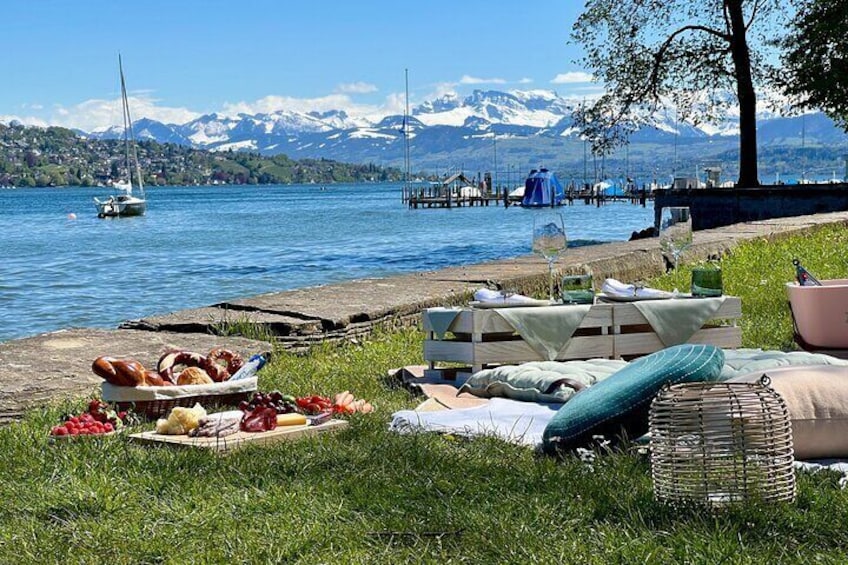 Zurich picnic setup