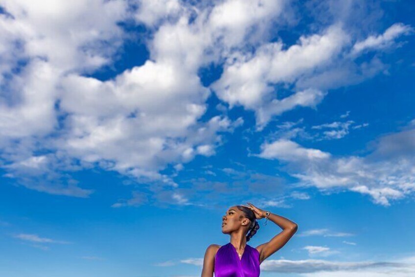 Flying dress session 