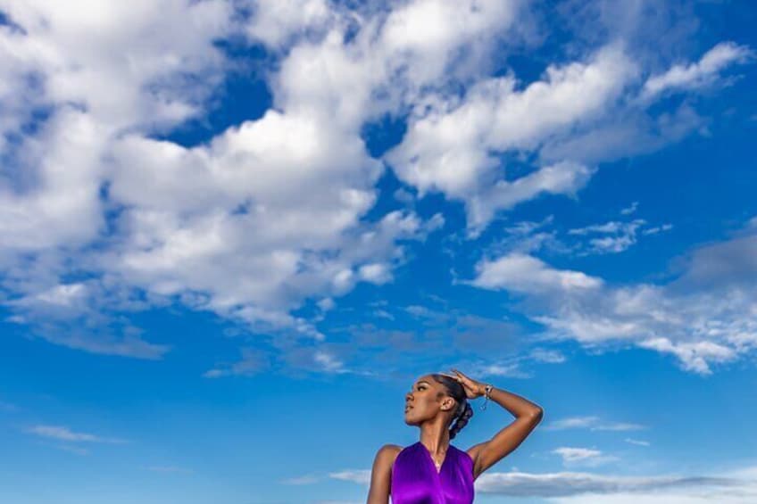 Flying dress session