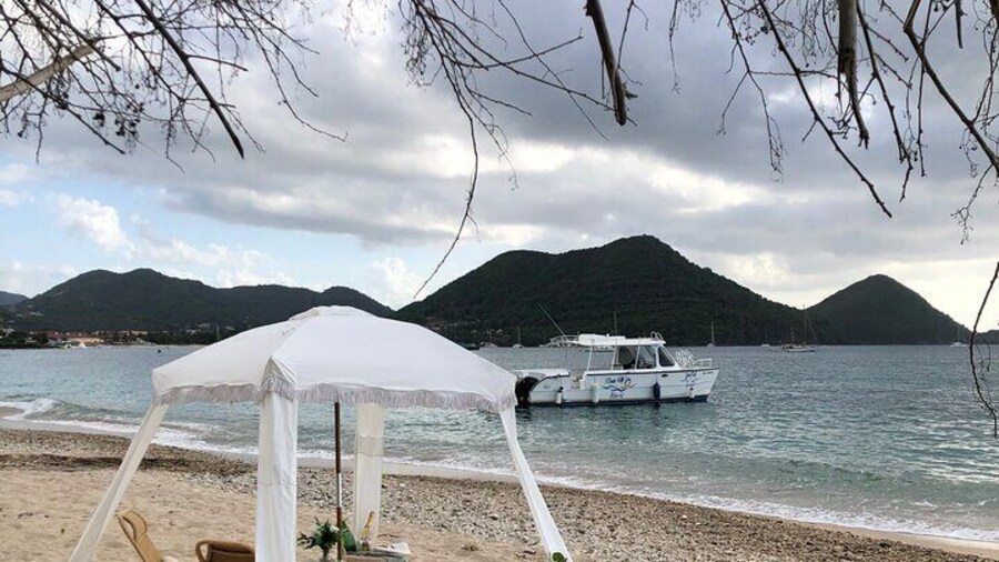 Saint Lucia Private Cabana Sunset Soirée Beach Picnic