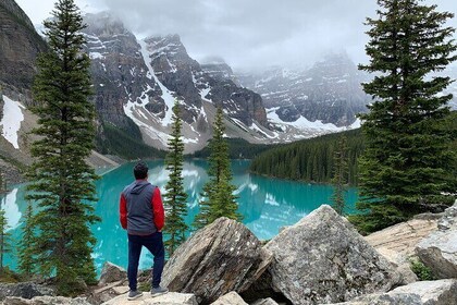 Moraine Lake Johnston and Lake Louise in Banff Alberta Day Tour