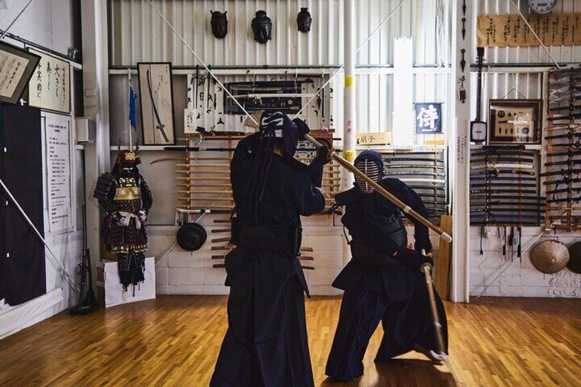 Samurai Training Experience KENDO in Osaka