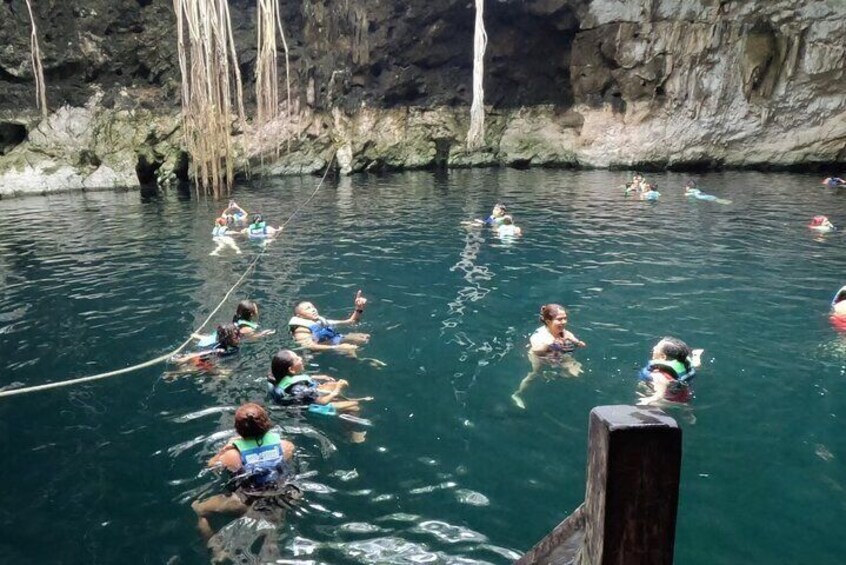 Adventure 4 cenotes with Izamal