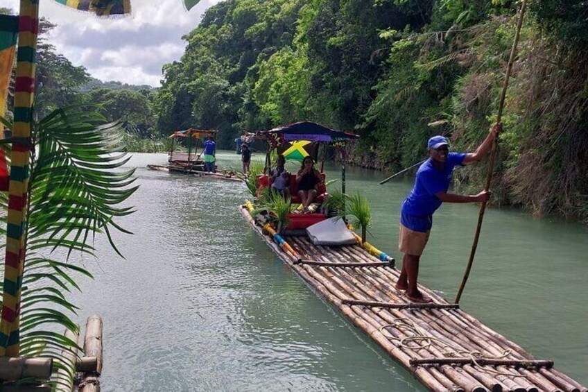 Bamboo rafting 