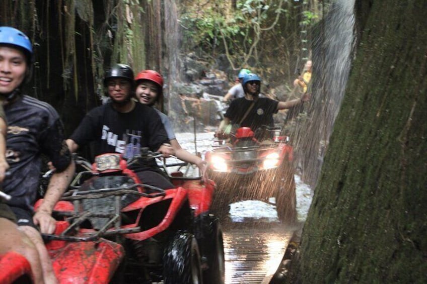 Bali ATV Ride Waterfall Ubud Include Transport