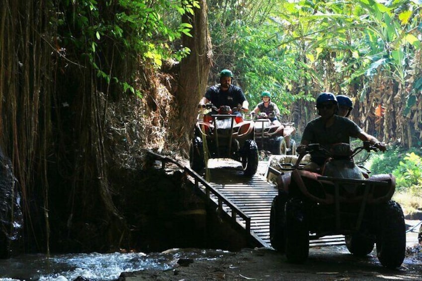 ATV Ride Waterfall Ubud Include Transport