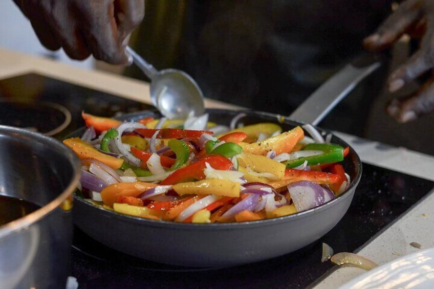 Clase de cocina dominicana, pescado al coco.