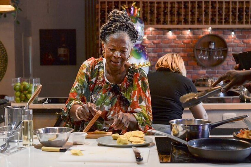 Clase de cocina dominicana, pescado al coco.